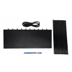 Pitchfork 10 Bands 90W Cell Mobile 5G WIFI 5Ghz GPS Jammer up to 80m